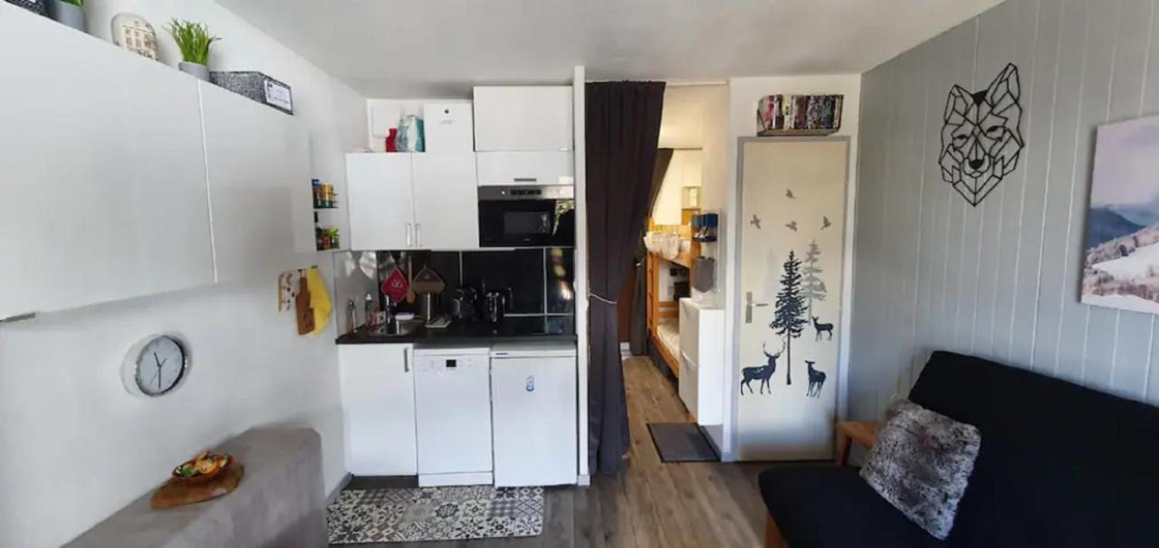 Studio 2 Alpes, Proche Lac Buissonniere, Menage Inclus, Balcon, Parking เลส์เดอซาลป์ ภายนอก รูปภาพ